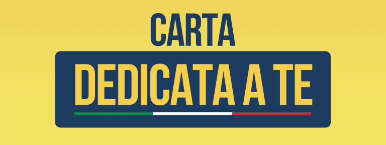 Carta dedicata a te 2025